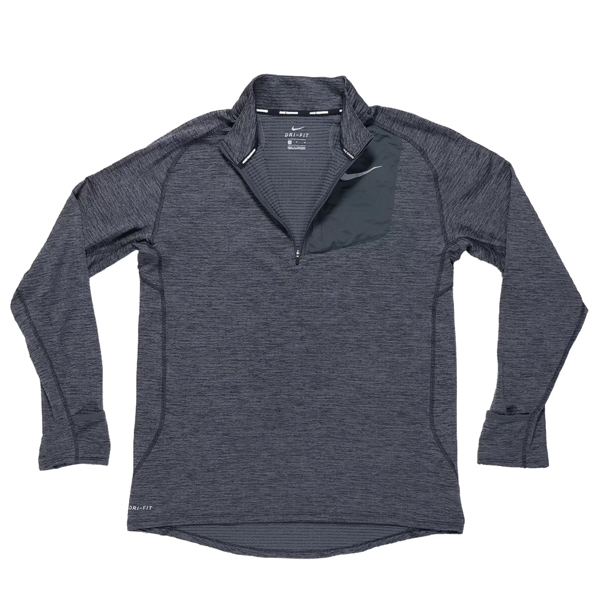 Nike Grid Fleece Lined 1/4 Zip Jacket - Men's - Image 2