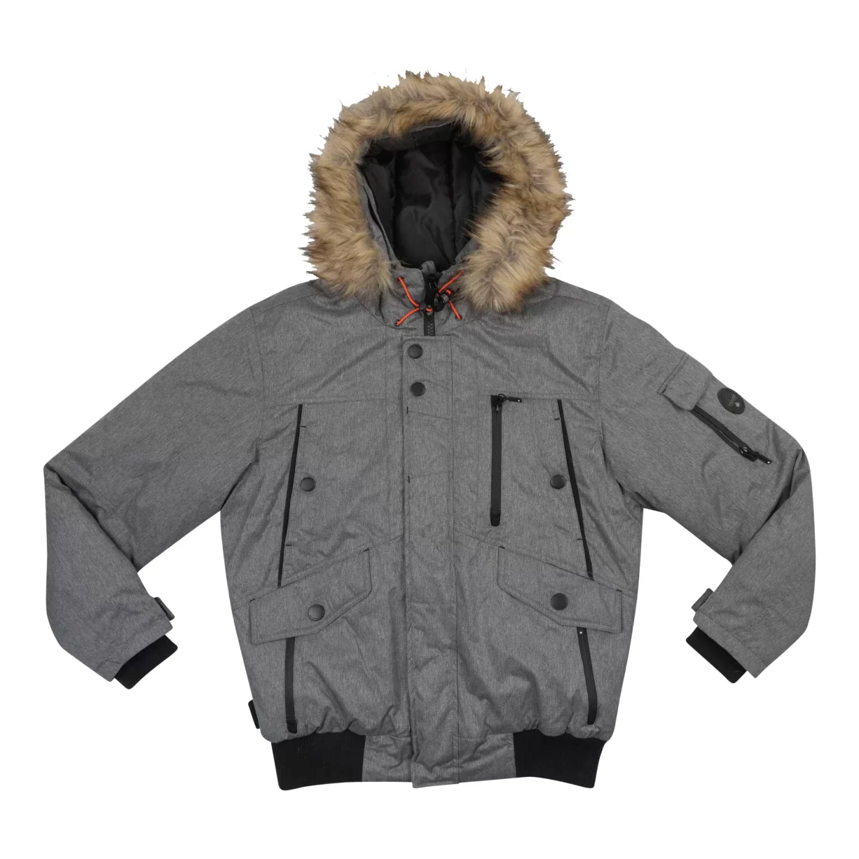 Noize Faux Fur Hooded Bomber Jacket - Women's