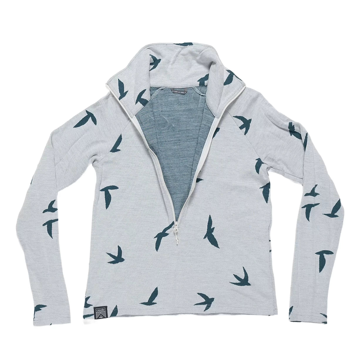 Oiselle 3/4 Zip Mock Neck - Women's - Image 2