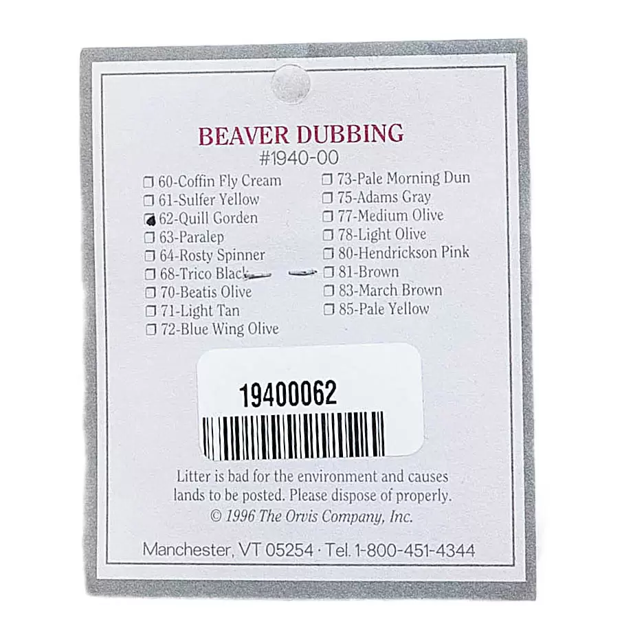 Orvis Beaver Dubbing - Image 2