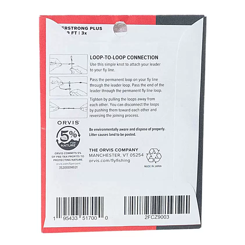 Orvis SuperStrong Plus Tapered Leader - Image 2