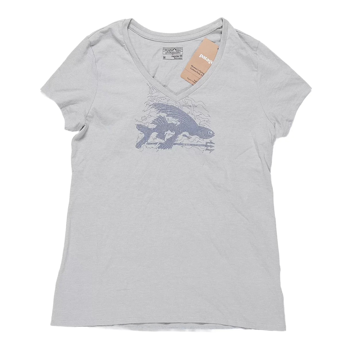 Patagonia Flying Fish Rapids V-Neck T-Shirt - Women's
