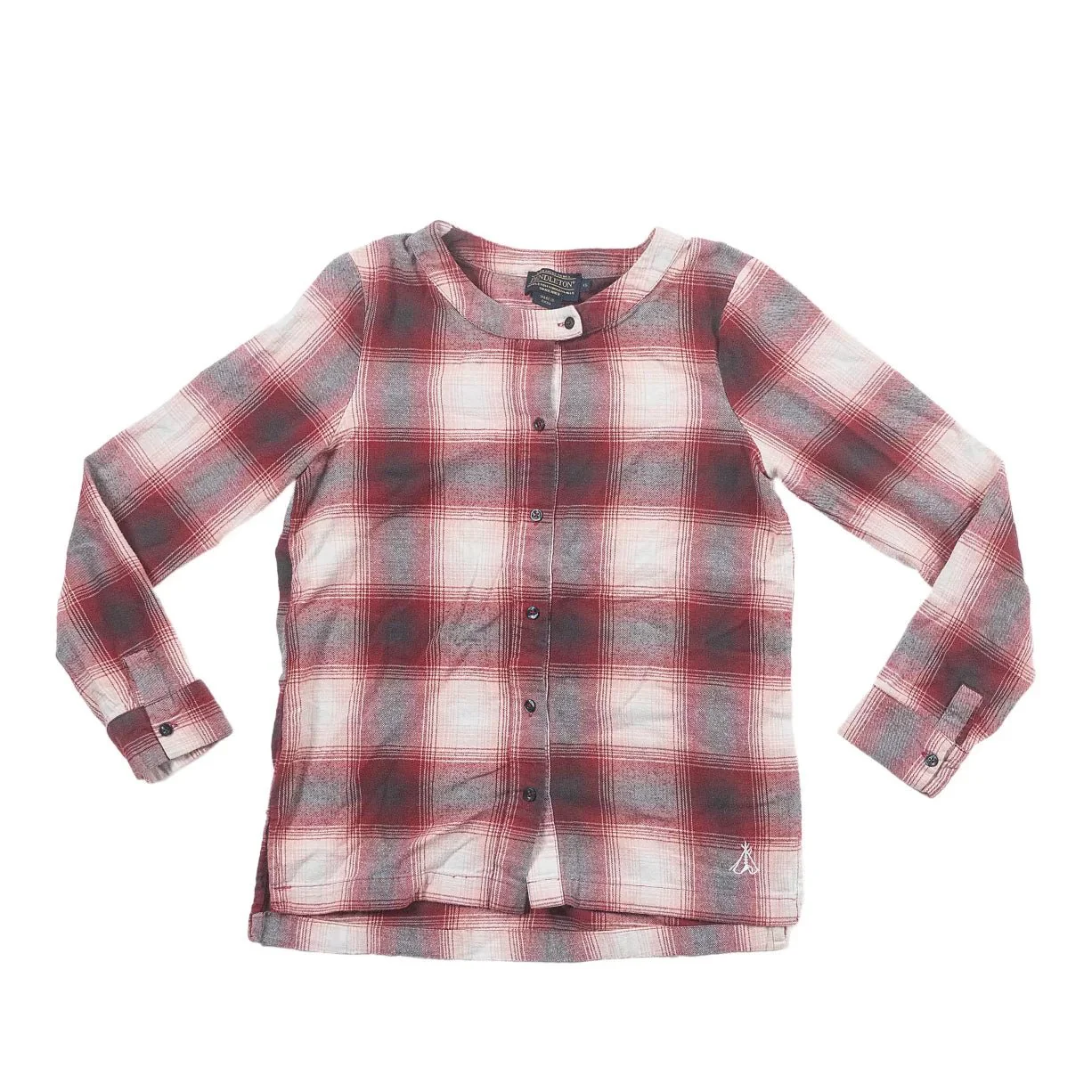 Pendleton Collarless Button Up - Women's