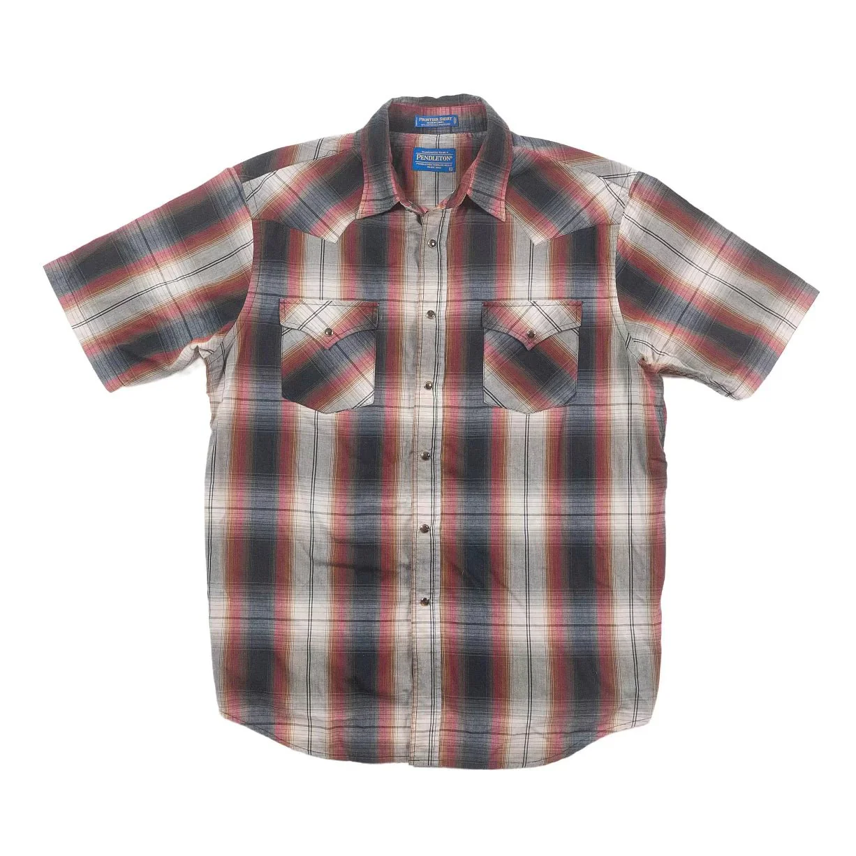 Pendleton Short Sleeve Snap Stretch Western Shirt - Men's