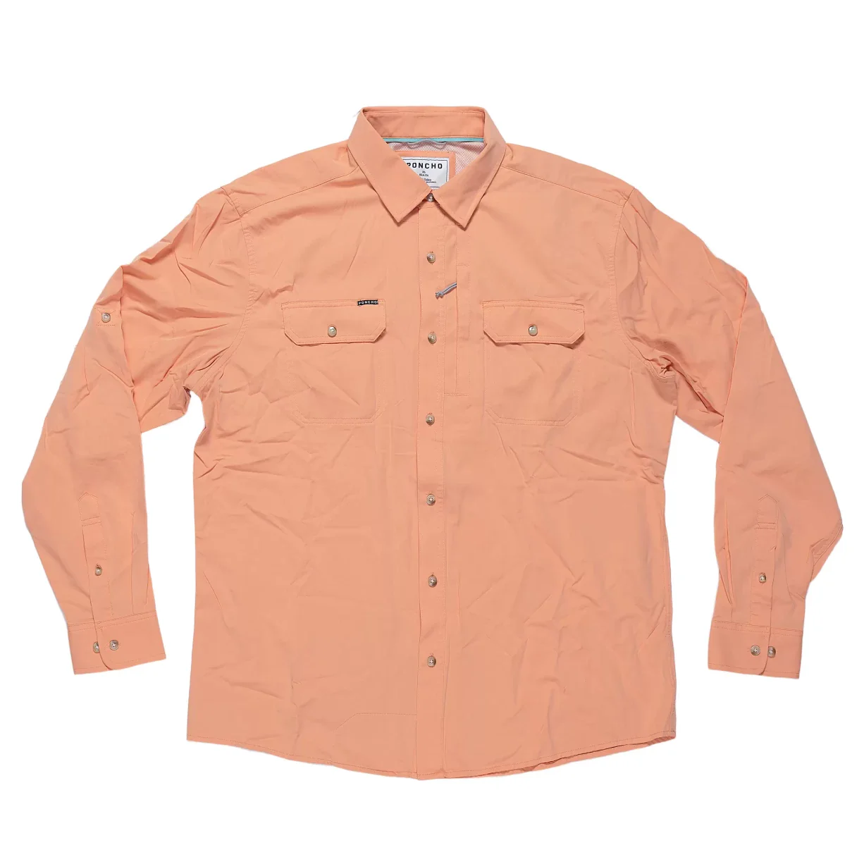 Poncho The Tequila Sunrise Long Sleeve Button-Down Shirt - Men's