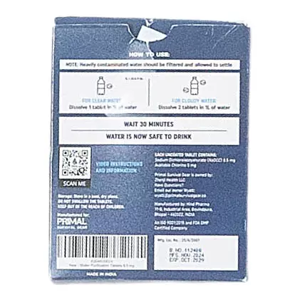 Primal Survival Gear Water Purification Tablets - Image 2
