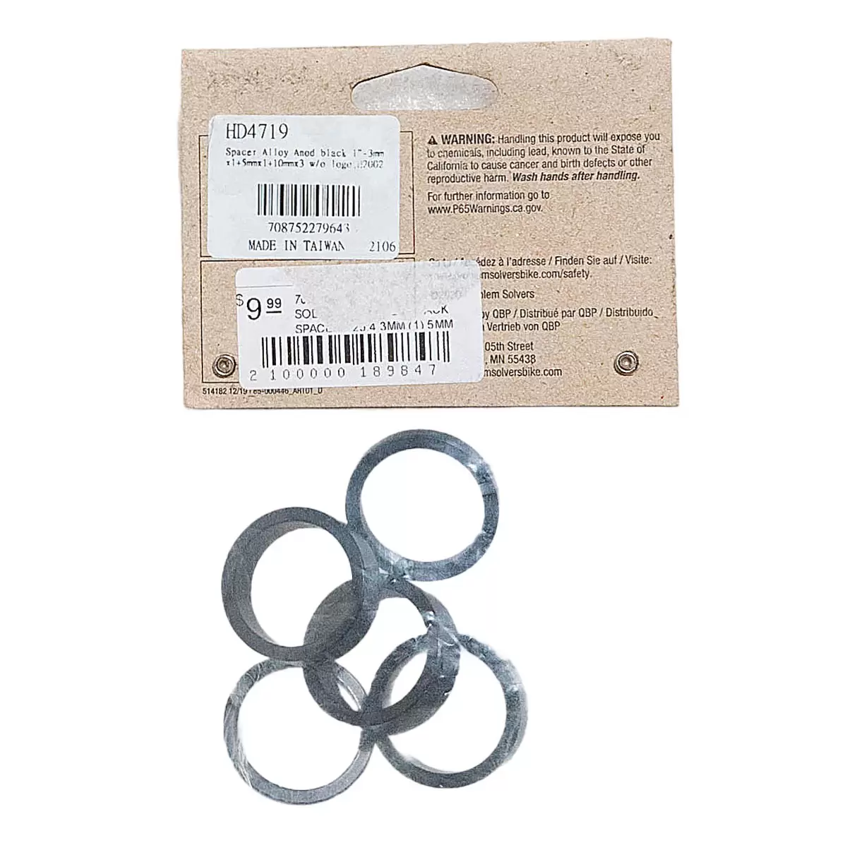 Problem Solvers 1" Headset Spacer Kit - Image 2