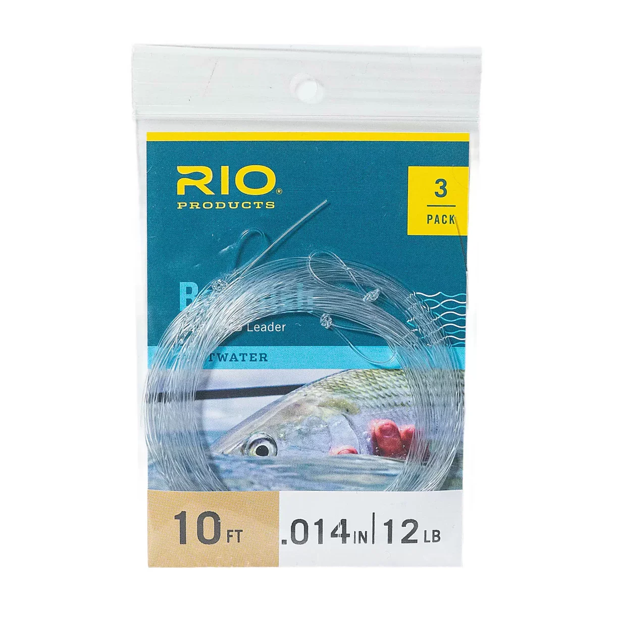RIO Bonefish 10ft Leader 3-Pack