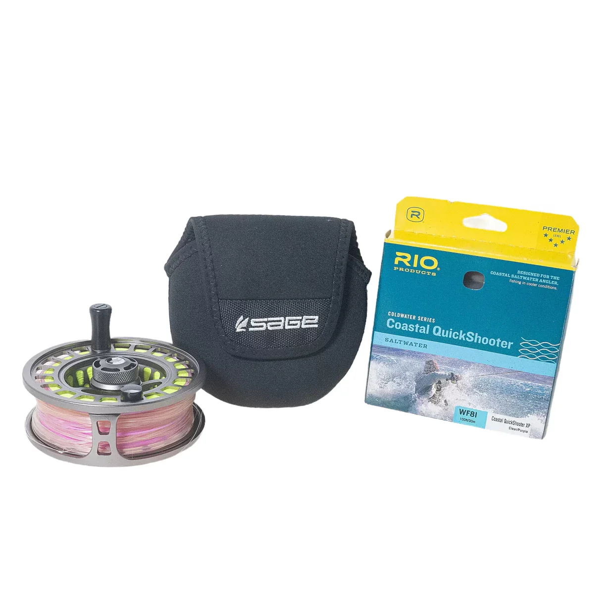 Sage Spectrum Max 9/10 Reel with RIO Coastal Quickshooter WF8I Line - Image 3