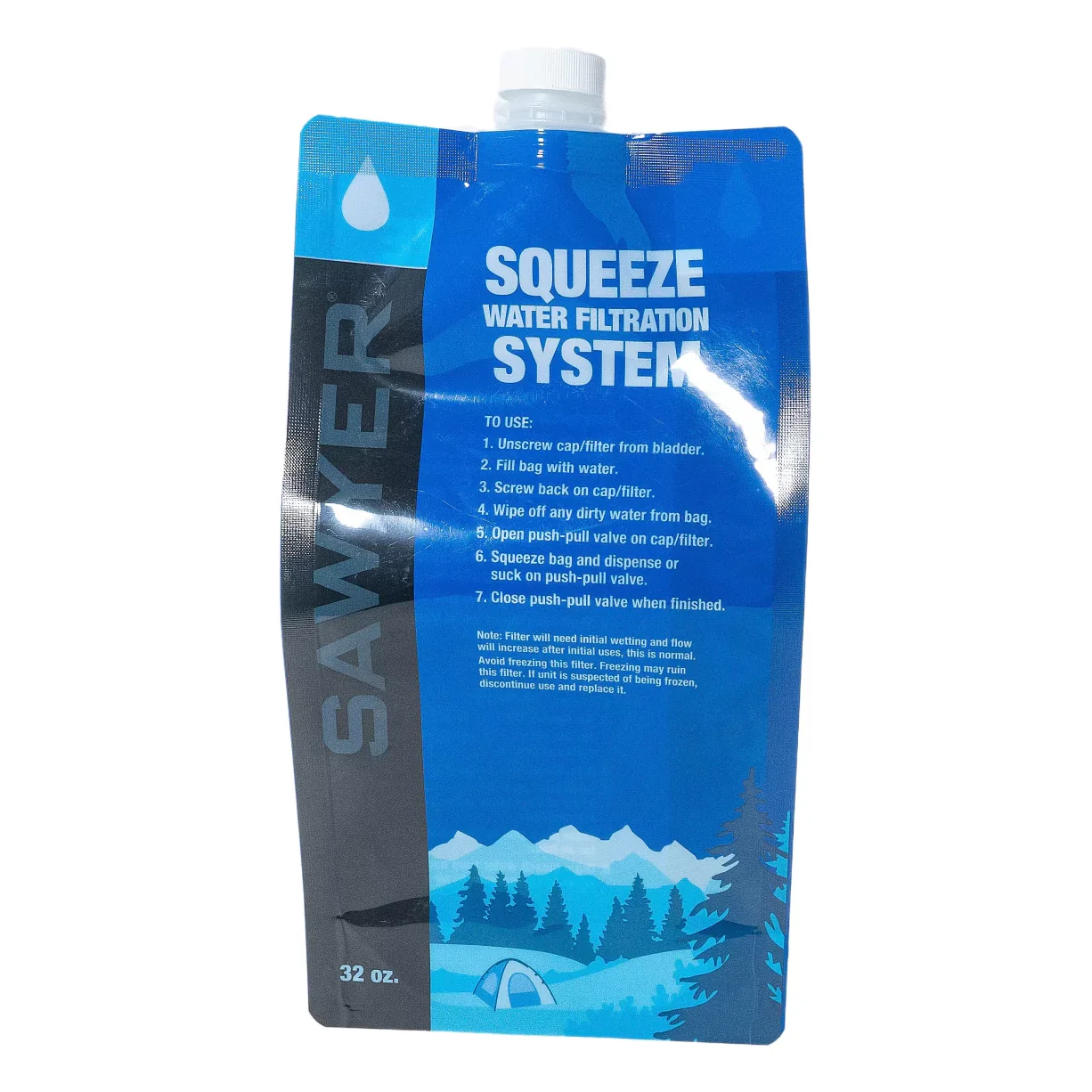 Sawyer 32oz Squeezable Water Pouch