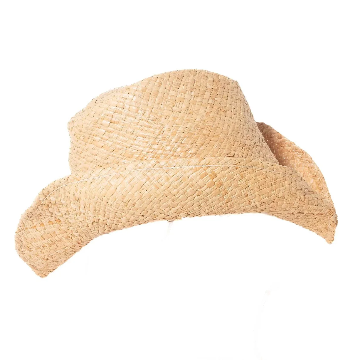 Scala Grand Turk Raffia Straw Fedora Hat - Women's - Image 2