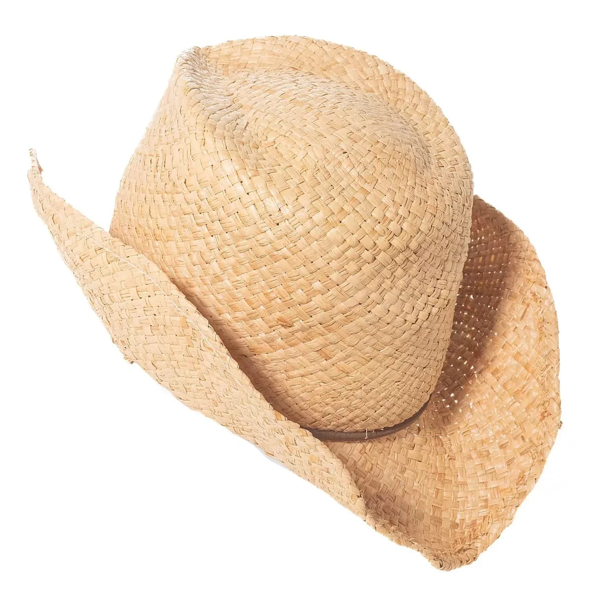 Scala Grand Turk Raffia Straw Fedora Hat - Women's - Image 3