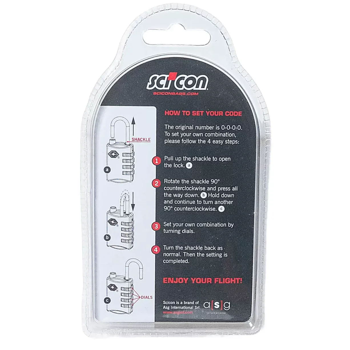 SciCon TSA Luggage Padlock - Image 2