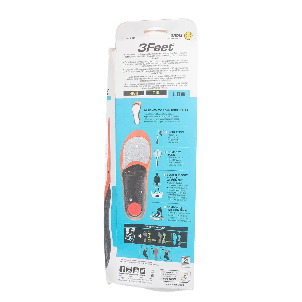 Sidas Winter 3Feet Low Insole - Image 2