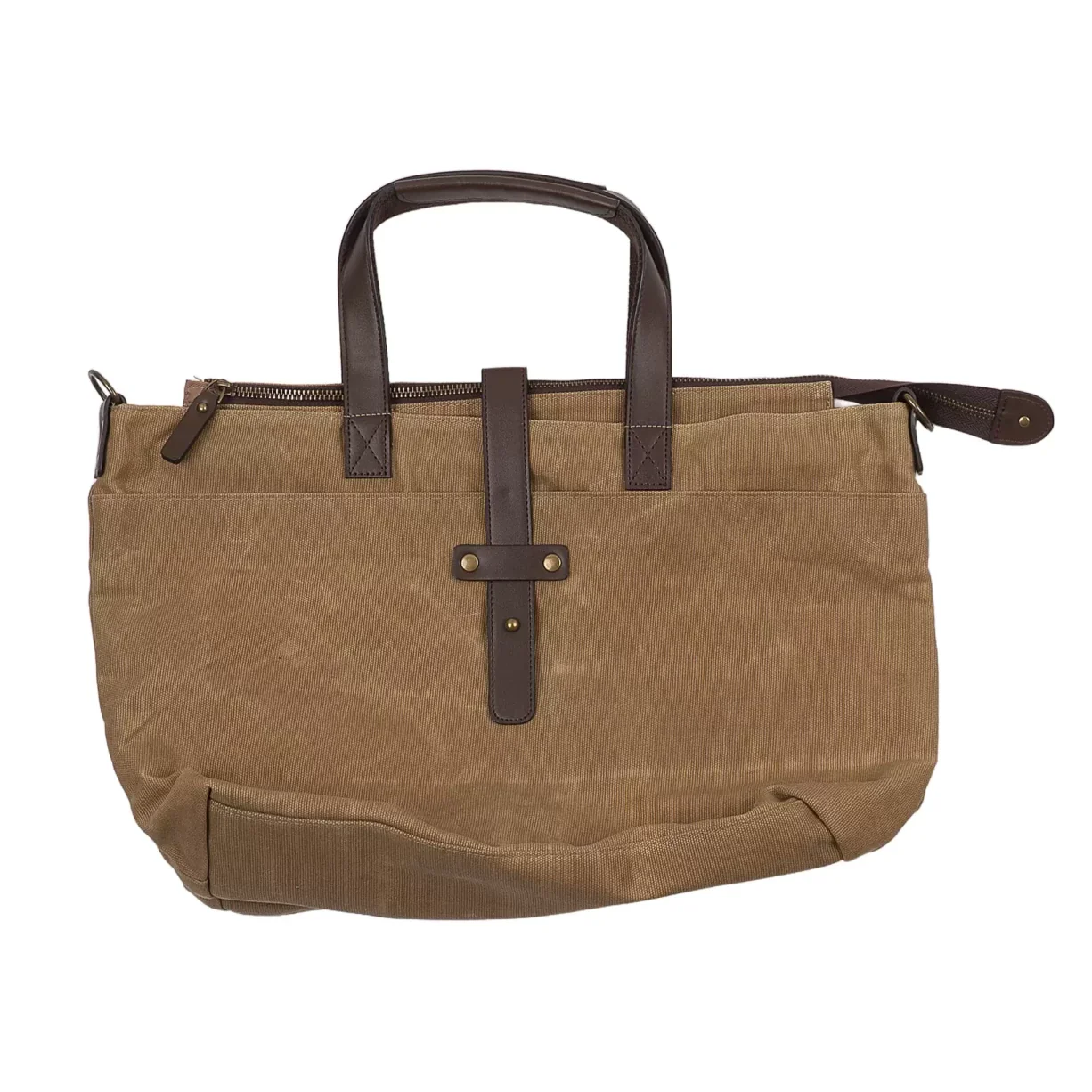 Steel City Waxed Canvas Tote Bag