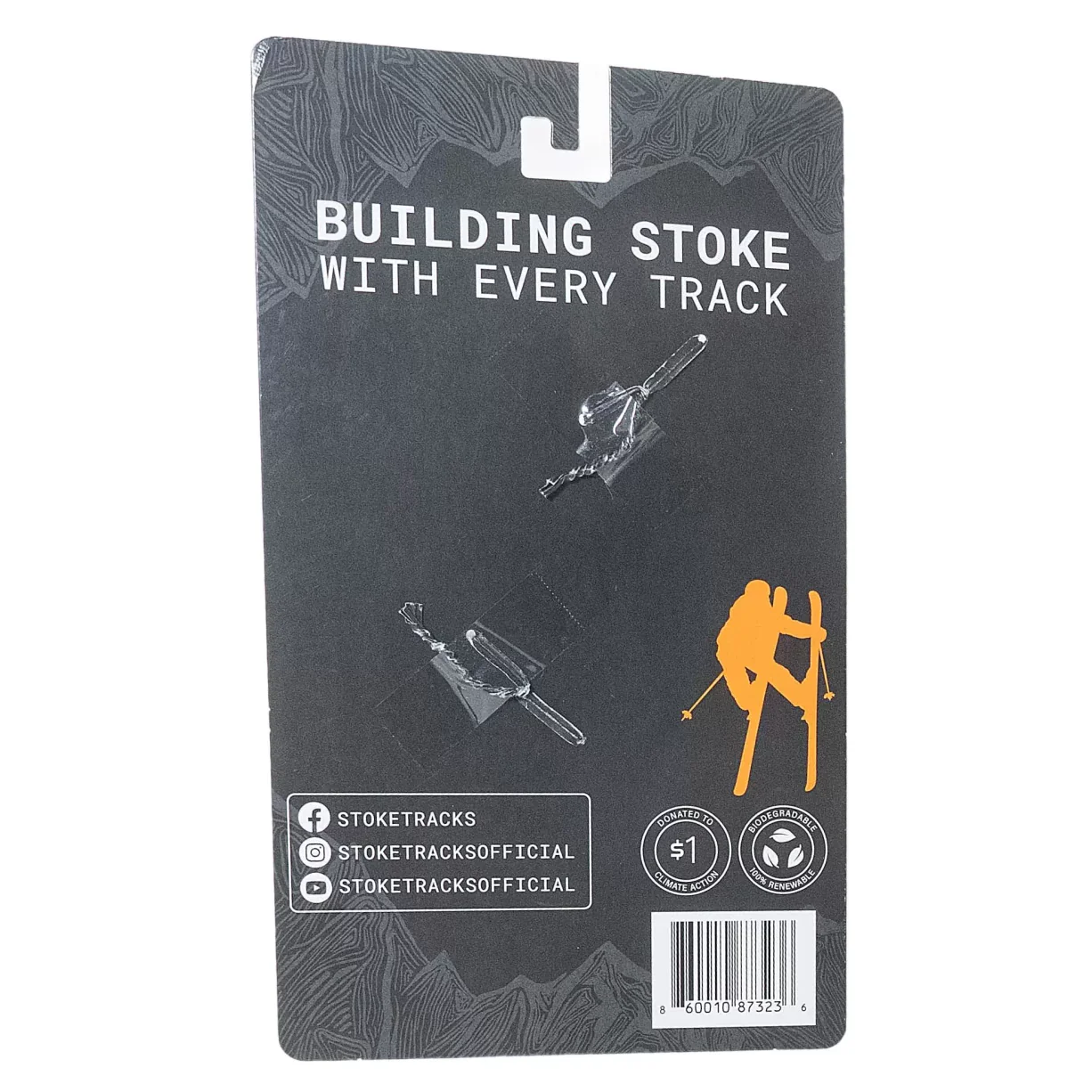 Stoke Tracks Fox Paw Ski Pole Baskets - Image 2