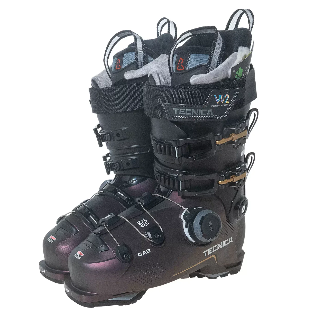 Tecnica Mach BOA W 105 MV Ski Boot - Women's / 26.5 - Image 2