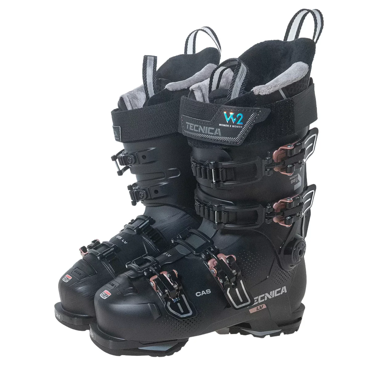 Tecnica Mach1 W 95 LV Ski Boot - Women's / 24.5 - Image 2
