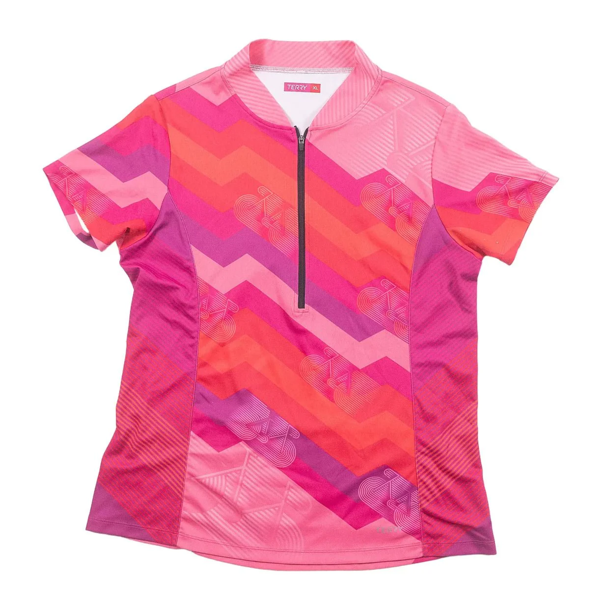 Terry Breakaway Mesh Short Sleeve Cycling Jersey - Women's