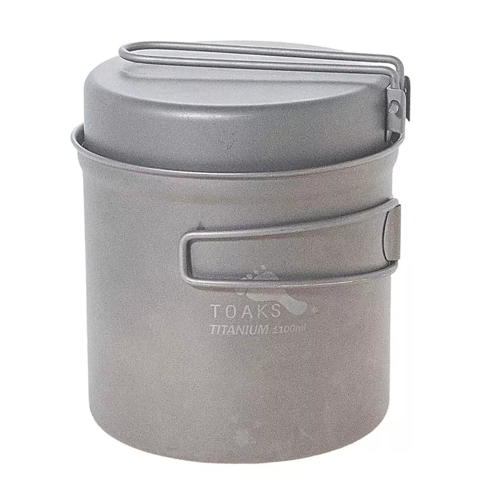 Toaks Titanium Titanium 1100ml Pot with Pan