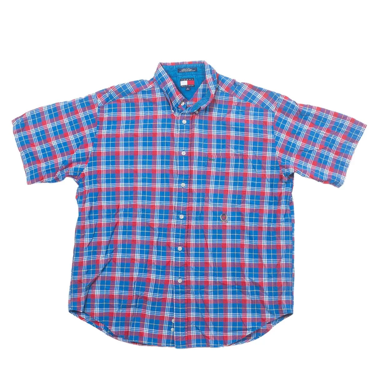 Tommy Hilfiger Button-Down Short-Sleeve Shirt - Men's