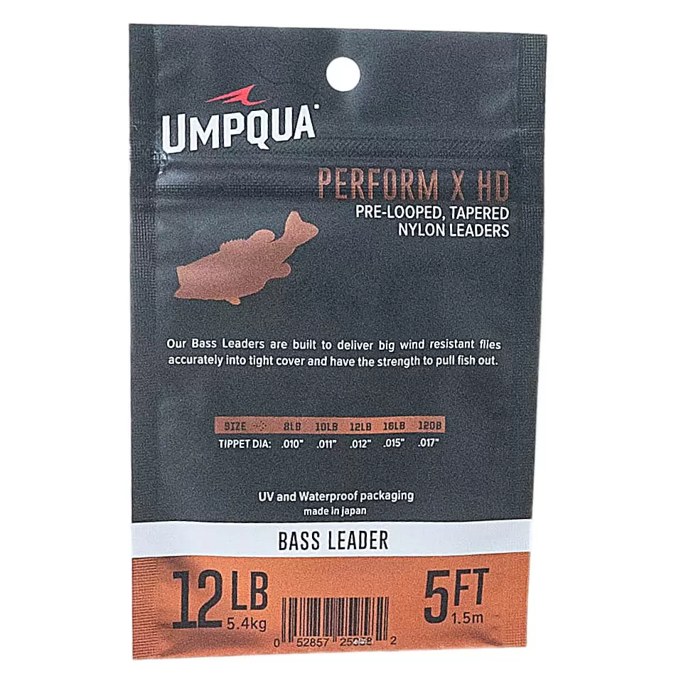 Umpqua Perform X HD Nylon Bass Leader - Image 2