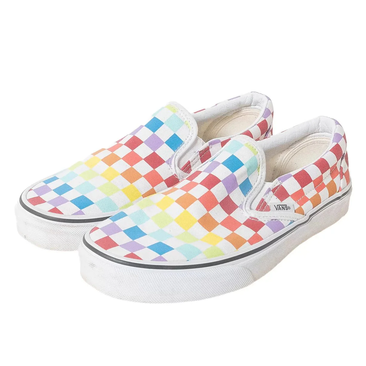 Vans Classic Slip-On Checkerboard Shoe - Women's - Image 2