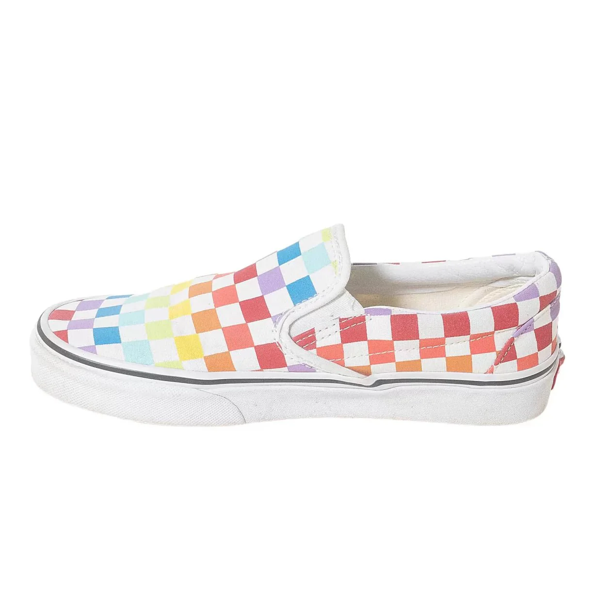 Vans Classic Slip-On Checkerboard Shoe - Women's - Image 3