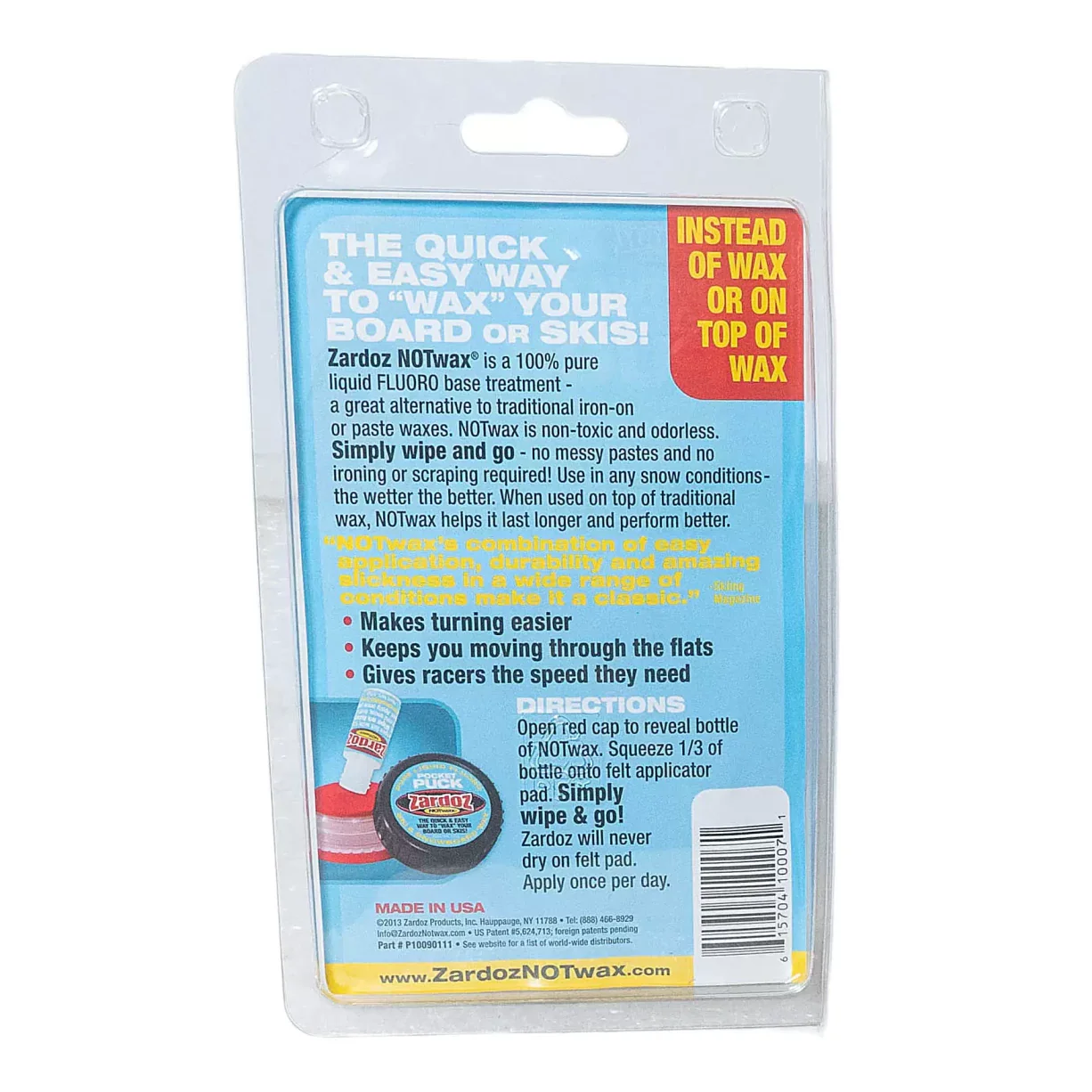 Zardoz Pocket Puck Ski NOTwax - Image 2